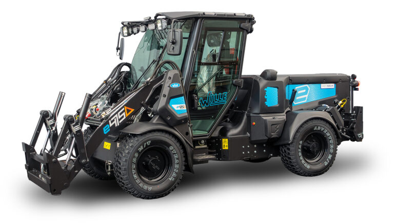Wille e475d pose on white background product photo